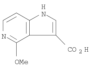 1H-Pyrrolo[3,2-c]pyridine-3-carboxylic acid, 4-methoxy-